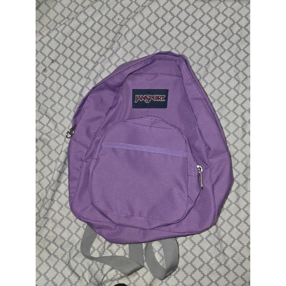 Jansport purple mini backpack bookbag bag purse tote!